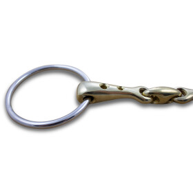 RITZ Wassertrense Flöte 18mm Argentan doppelt gebrochen