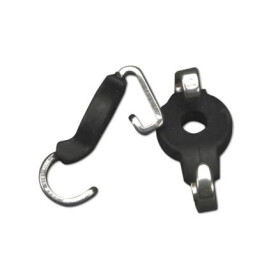METALAB Kinnkettenhaken mit Gummiüberzug