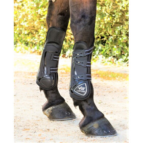 LAMI-CELL Gamasche V22 mit extra hoher Schutz Carbon-Hartschale, schwarz
