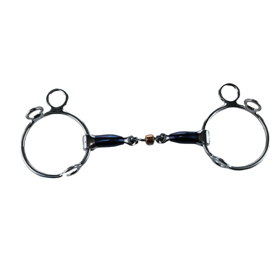 RITZ Aufziehtrense Curbgag 16mm Sweet Iron doppelt gebrochen