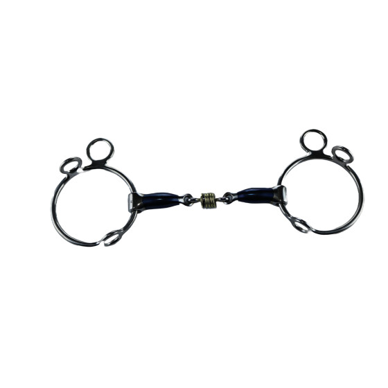 RITZ Aufziehtrense Curbgag 16mm Sweet Iron doppelt gebrochen