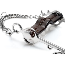 RITZ Sam Marsh Platten Pelham 30mm Edelstahl lederumn&auml;ht