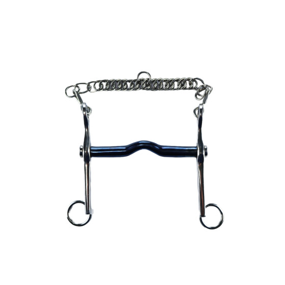 RITZ Kandare 15mm Sweet Iron drehbar leichte Zungenfreiheit lange Anzüge