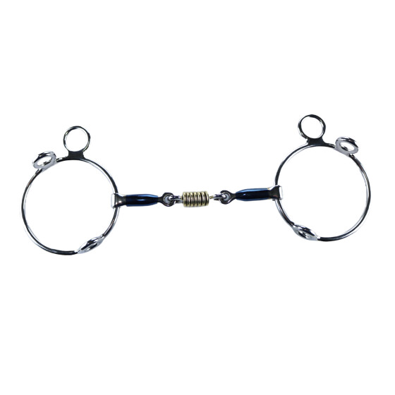 RITZ Aufziehtrense Curbgag 12mm Sweet Iron doppelt gebrochen
