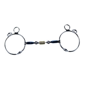 RITZ Aufziehtrense Curbgag 12mm Sweet Iron doppelt gebrochen