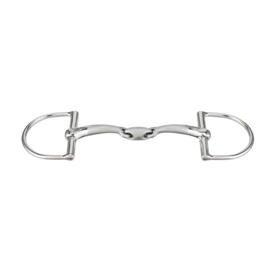 SPRENGER D-Trense 14mm Edelstahl doppelt gebrochen SATINOX