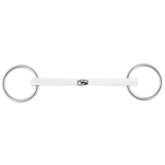NATHE Unterlegtrense 15mm Thermoplast einfach gebrochen kleine Ringe