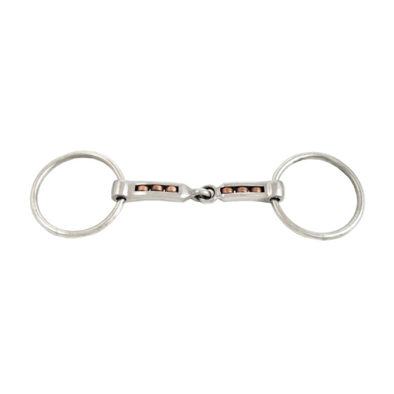 Wassertrense 16mm Edelstahl eckig einfach gebrochen innenliegende Kupferrollen