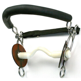 NATHE Tandemgebiss 20mm Thermoplast feste Stange flache...