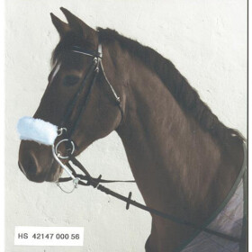 SPRENGER Kombi-Hackamore Edelstahl Whitaker Lammfell...