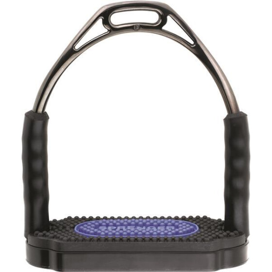 SPRENGER Steigbügel Bow Balance Edelstahl / Anthrazit Trittweite 12cm