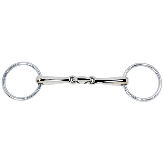 BUSSE Unterlegtrense 14mm Kaugan doppelt gebrochen