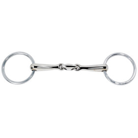 BUSSE Unterlegtrense 14mm Kaugan doppelt gebrochen