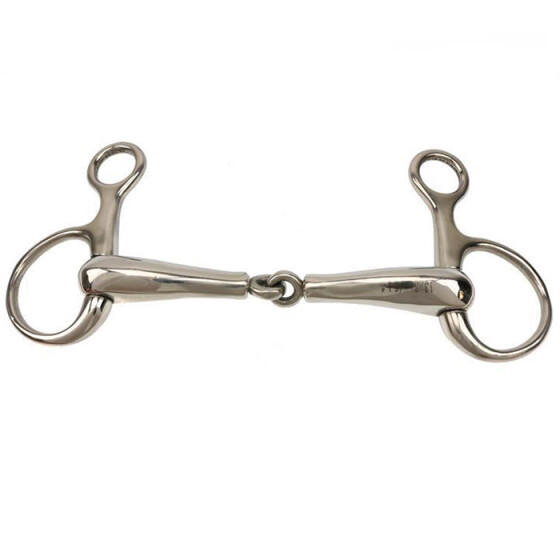 Baucher Gebiss 21mm drehbar Edelstahl Pinchless einfach gebrochen