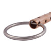 Flötenstange 19mm Kupfer Edelstahlringe