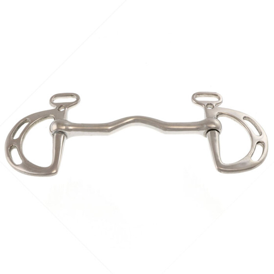 Springkandare 14mm Edelstahl Stange Zungenfreiheit