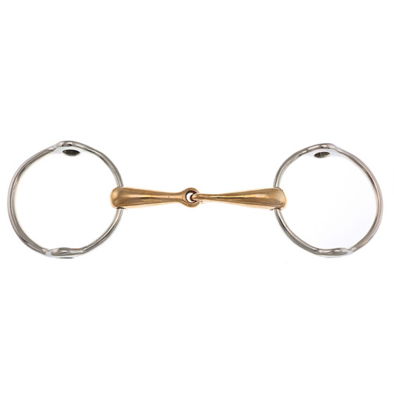 RITZ Aufziehtrense 19mm Kupfer einfach gebrochen große Ringe