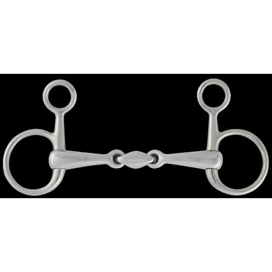 STÜBBEN Baucher Gebiss 14mm Edelstahl doppelt gebrochen EASY CONTROL