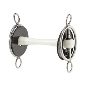 NATHE Dreiringgebiss mit Steg 20mm Thermoplast biegsame...