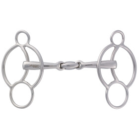 STÜBBEN Dreiringgebiss 14mm Edelstahl doppelt...